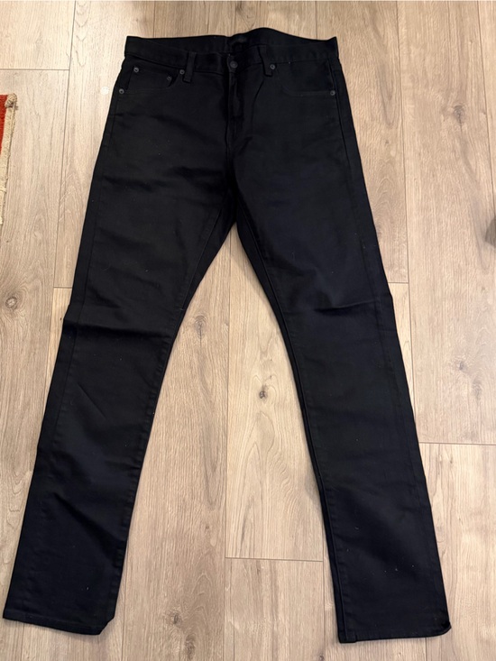 Uniqlo Other - Uniqlo Men's Black Straight Jeans